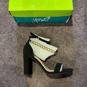 Gold Chain High Heels